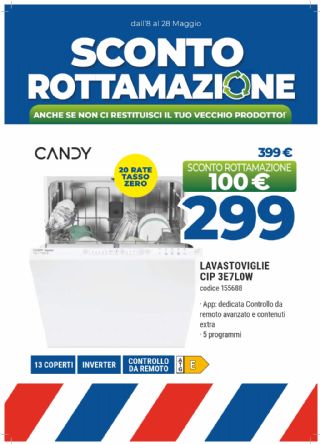 LAVASTOVIGLIE INCASSO CANDY CIP3E7L0W
